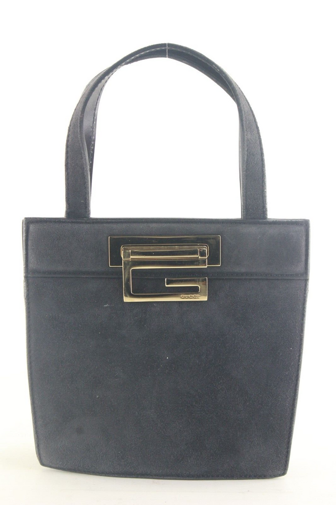 Gucci Suede Tom Ford Era Tote G Logo Turnlock 1GG1012K