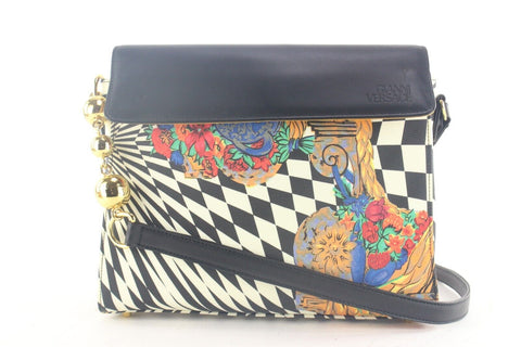 Gianni Versace Rare Psychedelic Illusion Crossbody 1GV912K