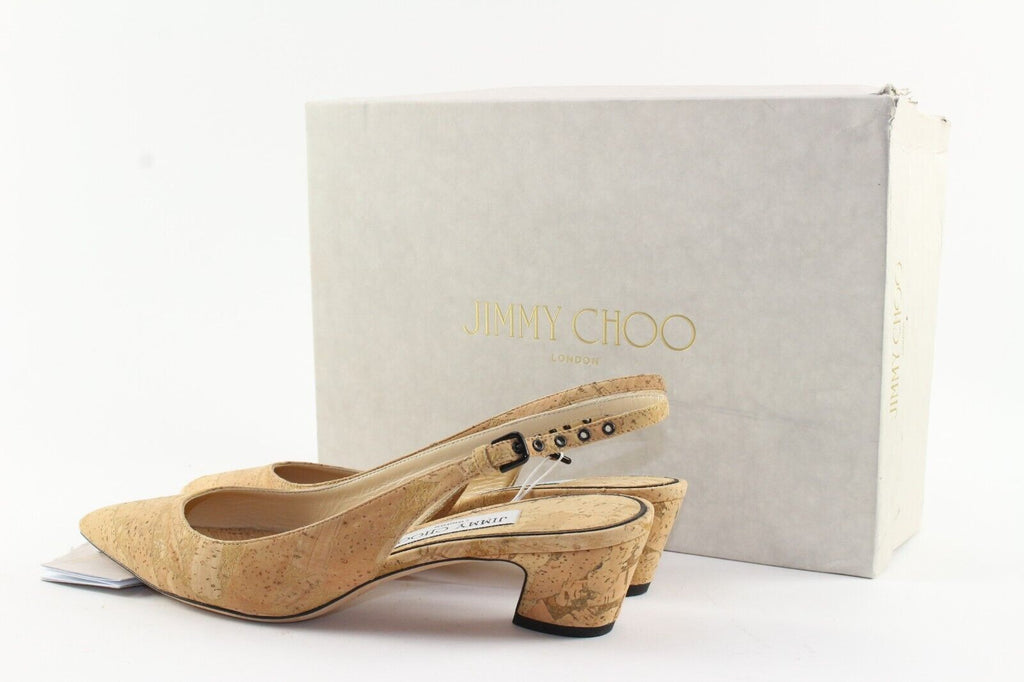 JIMMY CHOO Cork Kitten Heels 1JC111K