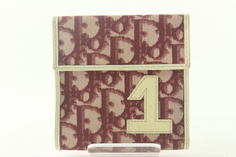 Dior Bordeaux Compact Wallet 2DD87K