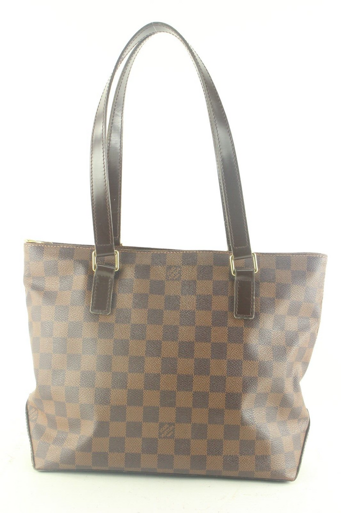 Louis Vuitton SPECIAL ORDER Damier Ebene Cabas Piano Zip Top Shoulder 2LV830K