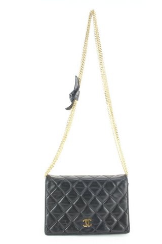 Chanel Black Quilted Lambskin Multi Chain GHW 3CK419C