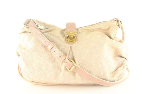 Louis Vuitton Pink Denim Monogram Slightly Messenger 3LK103K