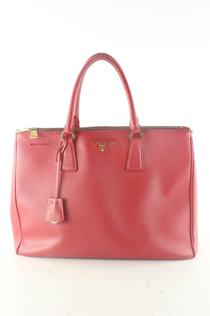 Prada Red Saffiano Luxe Tote 3PR105K