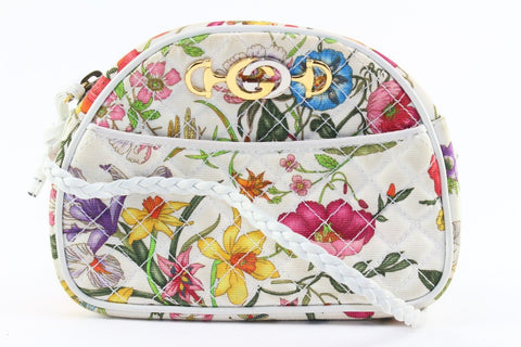 GUCCI Quilted Floral Trapuntata Crossbody 4GK0104K