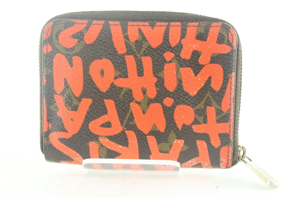 Louis Vuitton Stephen Sprouse Orange Graffiti Zippy Coin Wallet 5LK720K