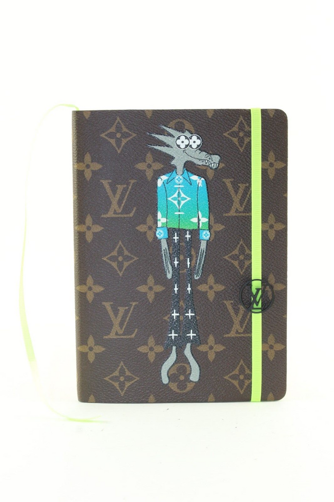 LOUIS VUITTON Monogram LV Friends Clemence Notebook Virgil Abloh Wolf 8LV1212K