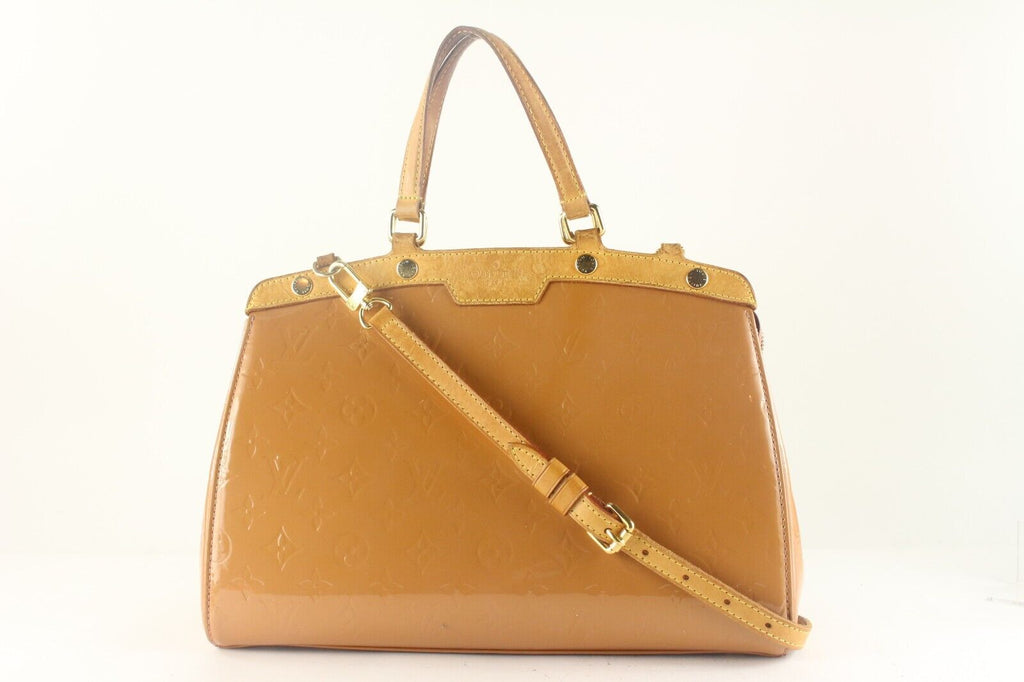 Louis Vuitton Nude Monogram Vernis Brea Tote 2way with Strap 9LK725K