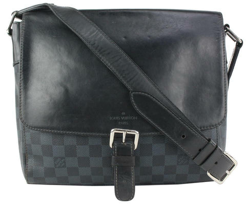 Louis Vuitton Damier Cobalt Newport PM Messenger Crossbody Bag 910lv90