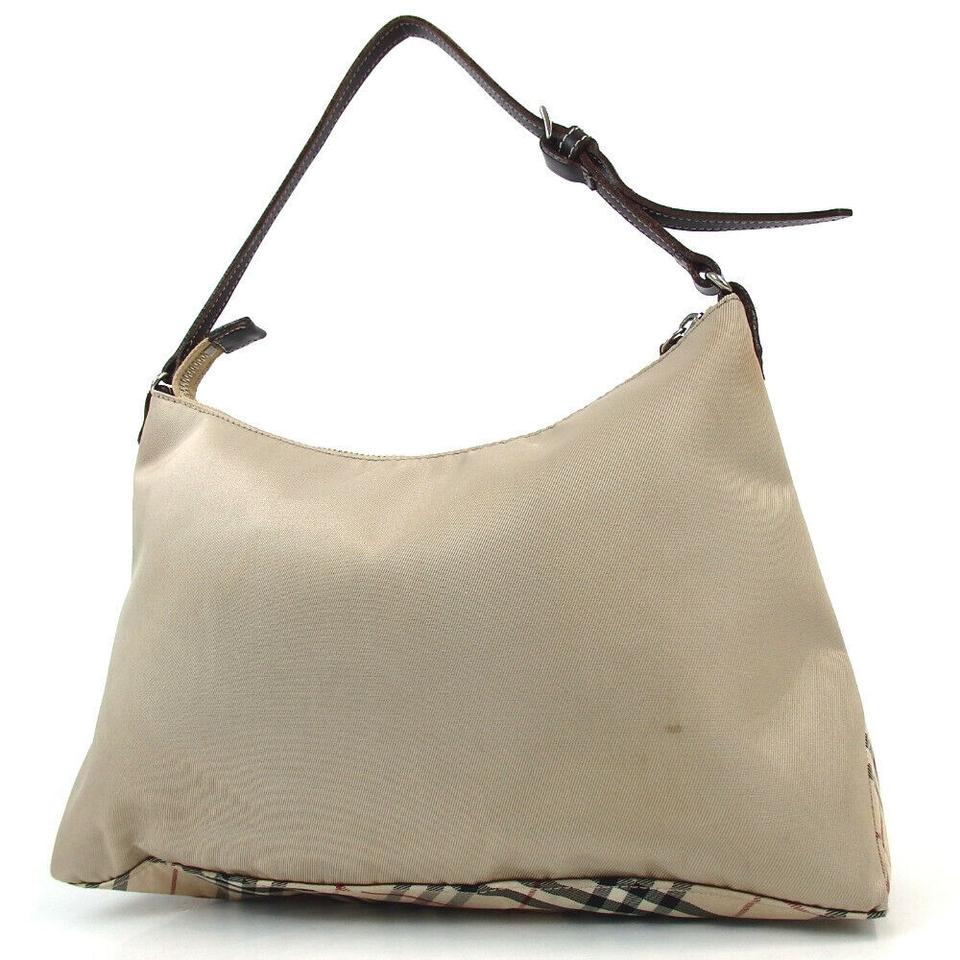 Burberry Beige Nova Check Hobo 872778