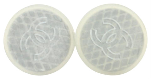 Chanel 99S Quilted Jelly CC Pierce Earrings 108c23