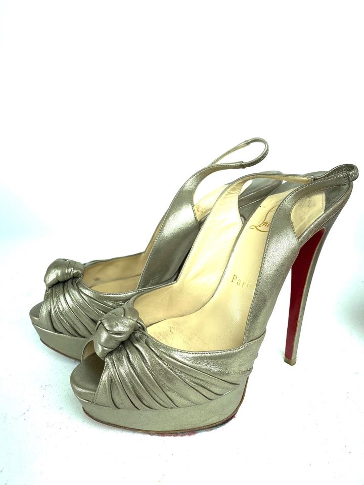 Christian Louboutin Jenny 150 Calf Laminato Nabuck 2Loub629