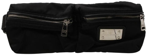 Dolce&Gabbana Black Fanny Pack Waist Pouch Belt Bag  861929