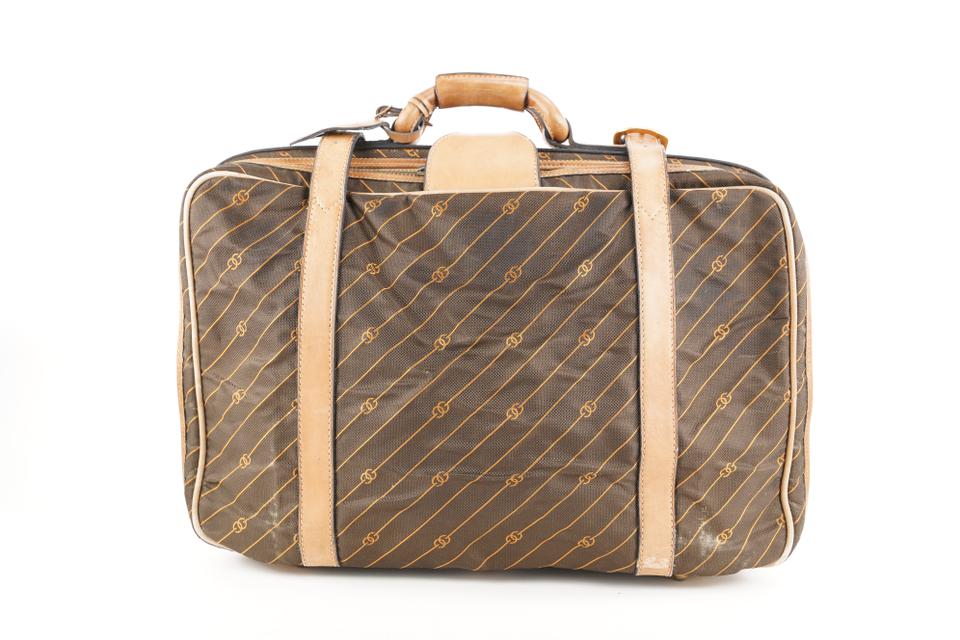 Gucci Monogram GG Stripe Luggage Suitcase 260ggs216