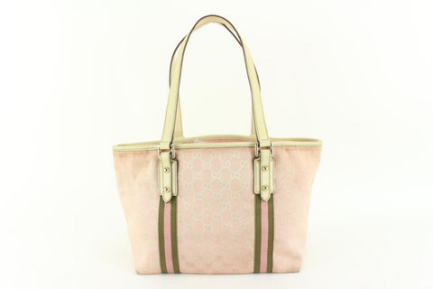 Gucci Pink GG Monogram Canvas Jolicoeur Tote Bag 3gz53s