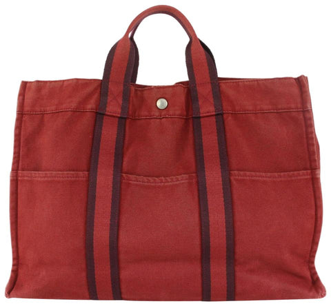 Hermès Red Foure Tout GM Tote bag 11her104