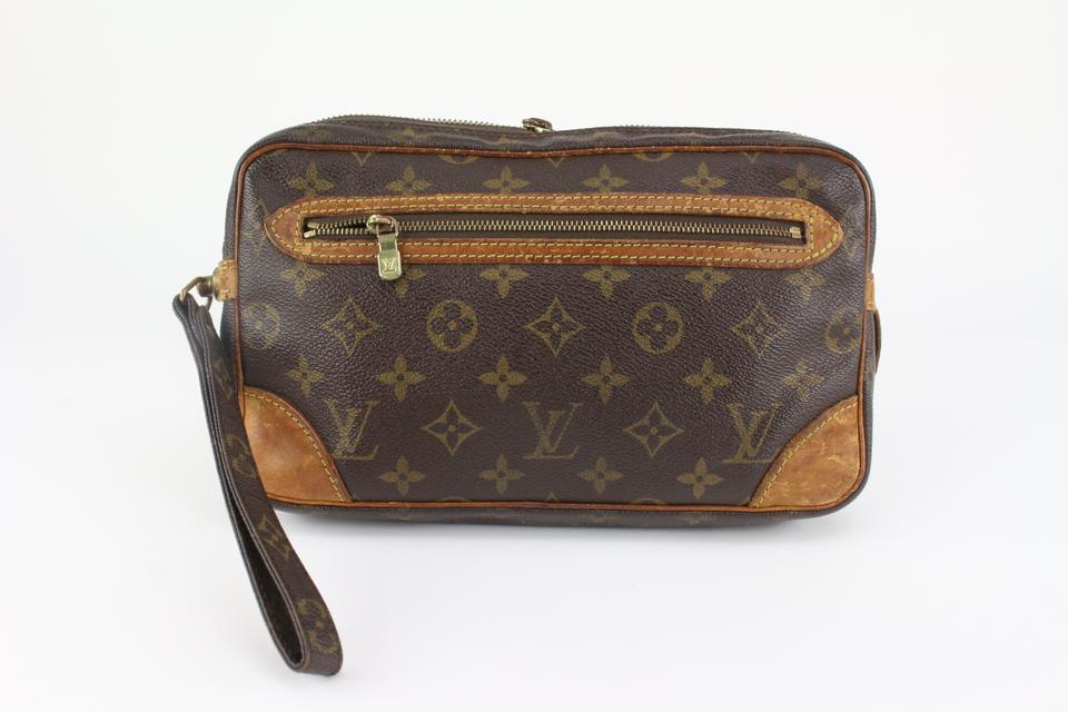 Louis Vuitton Monogram Marly Dragonne GM Wristlet 127lv17