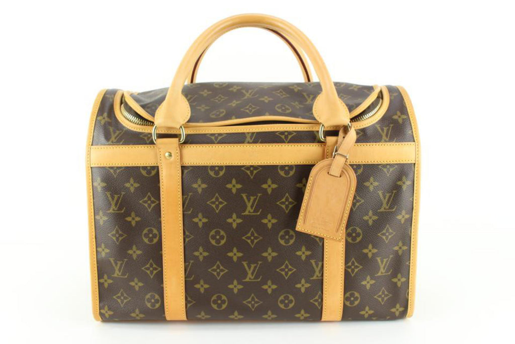 Louis Vuitton Monogram Sac Chien 40 Dog Carrier Pet Bag  51lz815s