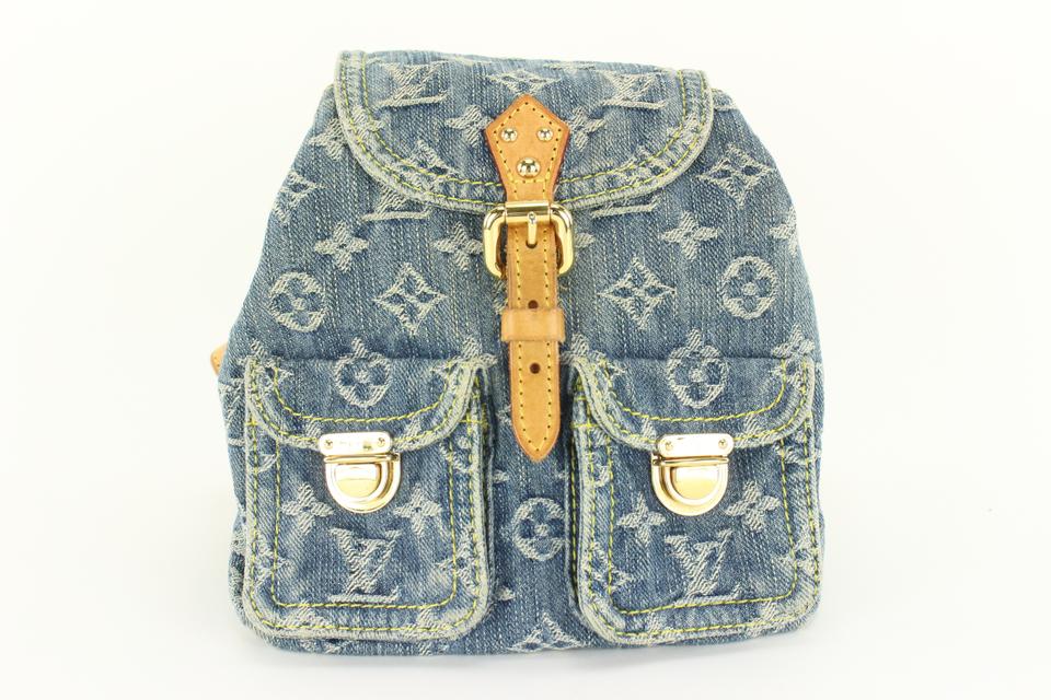 Louis Vuitton Monogram Denim Mini Backpack Sac a Dos PM 6LVJ1020