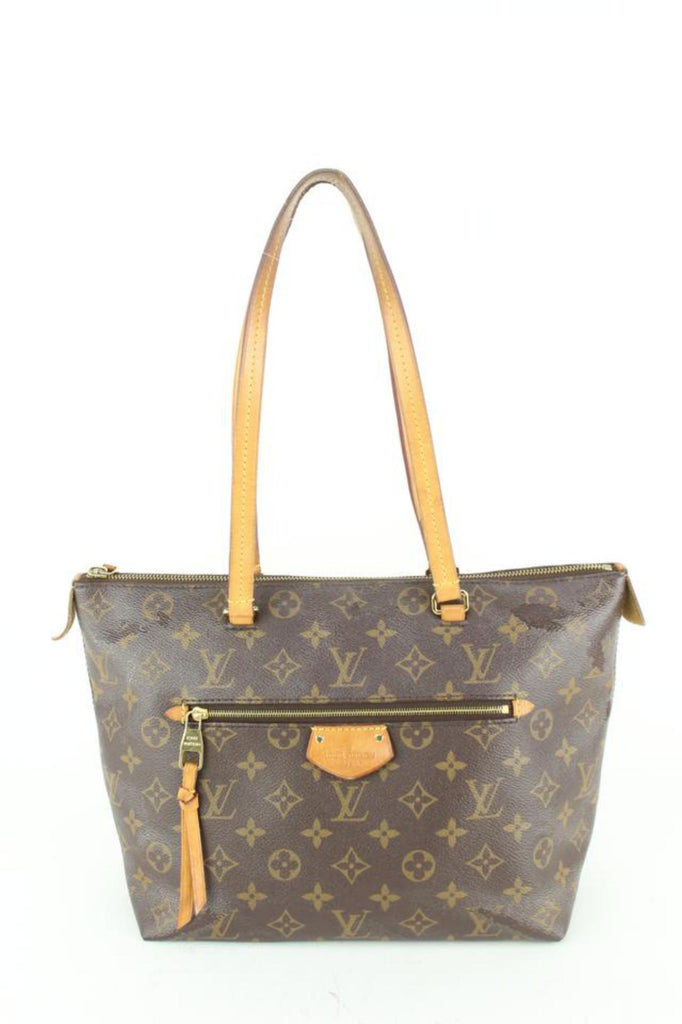 Louis Vuitton Discontinued Monogram Iena PM Zip Tote Bag 86lk67s