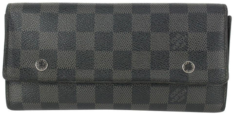 Louis Vuitton Damier Graphite Modulable Long Snap Wallet 92lv65