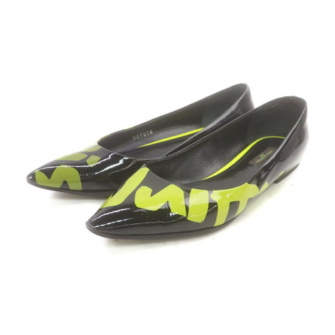 Louis Vuitton Stephen Sprouse Neon Green Graffiti Flats 863358