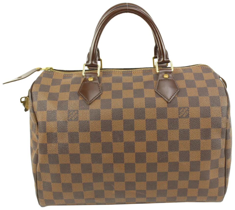 Louis Vuitton Damier Ebene Speedy 30 Boston Bag 41lk69