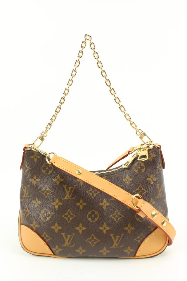 Louis Vuitton Monogram Boulogne NM Chain Hobo Crossbody Bag 33LK37S