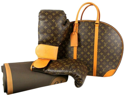 Louis Vuitton Karl Lagerfeld Ultra Rare Limited Monogram Boxing Glove Set 859629