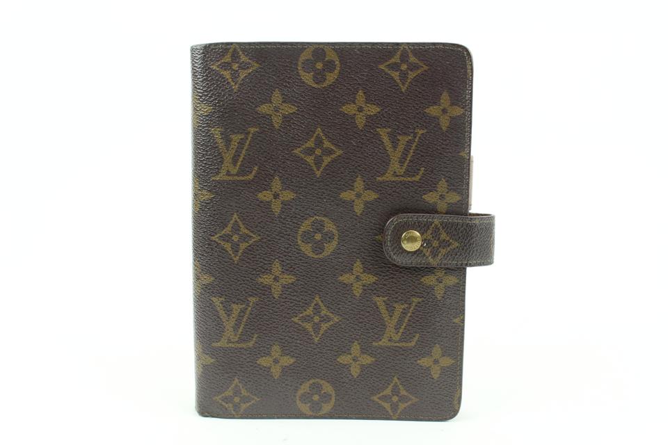 Louis Vuitton Monogram Agenda MM Diary Planner Cover s28lv14