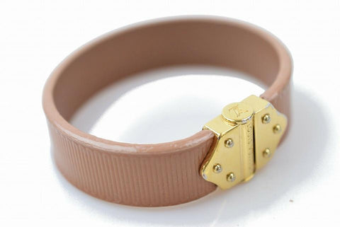 Louis Vuitton Taupe Spirit Bracelet Cuff Bangle 871641