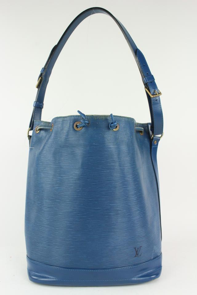 Louis Vuitton Blue Epi Leather Drawstring Bucket Noe 1LVN1025