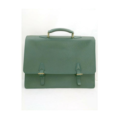 Louis Vuitton Green Taiga Leather Porte Documents Tashkent Attache Briefcase 863387