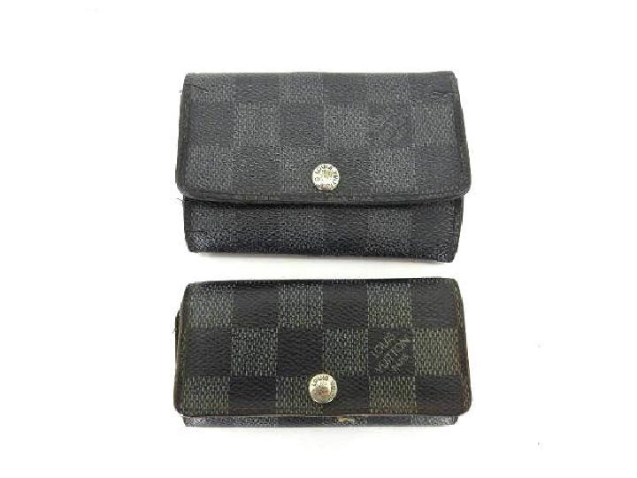 Damier Graphite and Ebene Multicles Key Case 217852