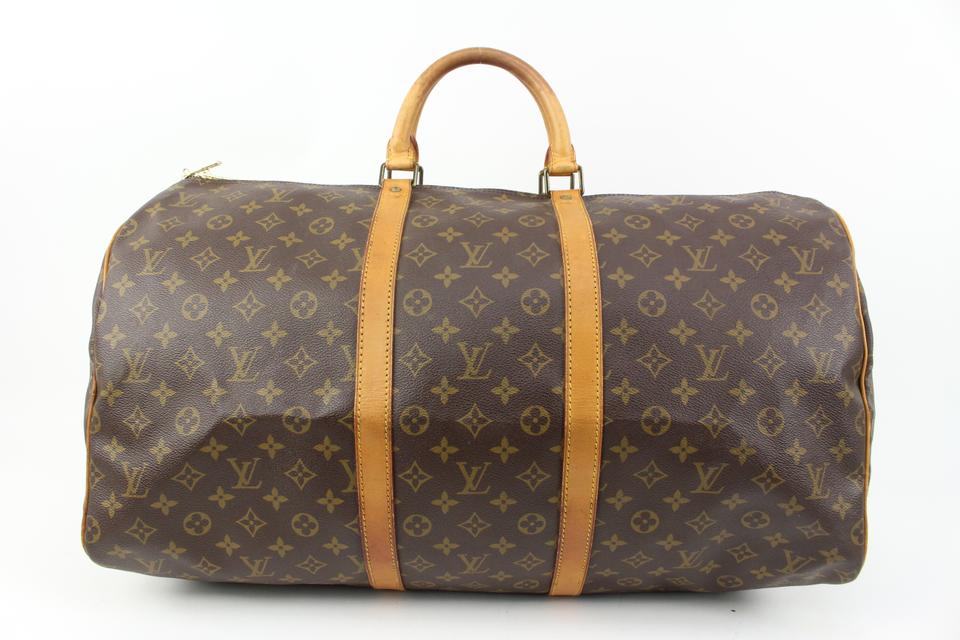 Louis Vuitton Monogram Keepall 55 Duffle Bag s331lk37