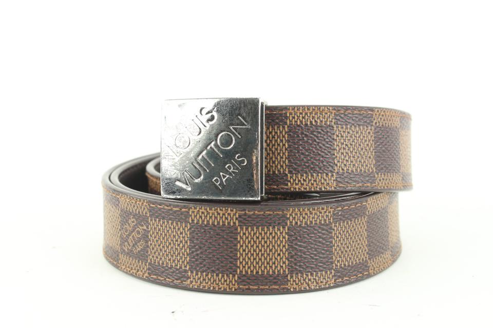 Louis Vuitton 90/36 Damier Ebene Belt 16lv31