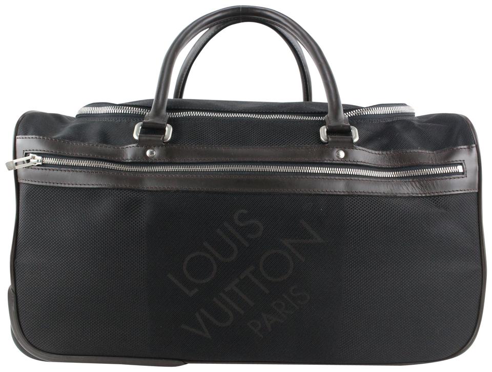 Louis Vuitton Black Damier GeanteEole 50 Rolling Duffle Bag 5LV91