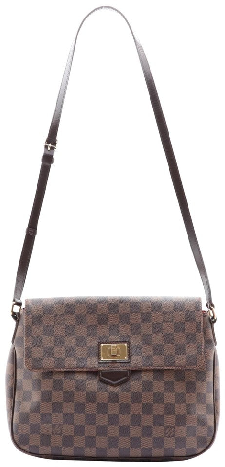 Louis Vuitton Damier Ebene Besace Rosebery Crossbody flap Bag 8LV712