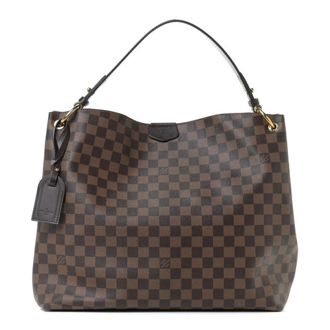 Louis Vuitton Damier Ebene Graceful MM Hobo Bag s330lk24