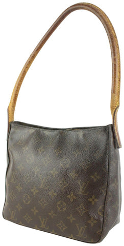 Louis Vuitton Discontinued Monogram Loopin MM Zip Hobo 5LZ1209