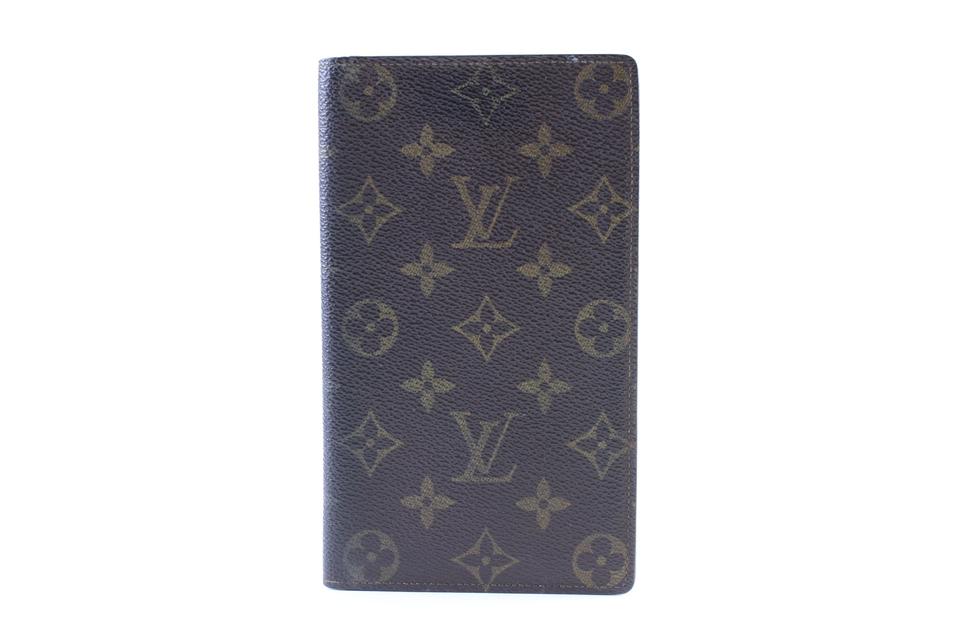 Louis Vuitton Monogram Long Bifold Check Wallet 226403