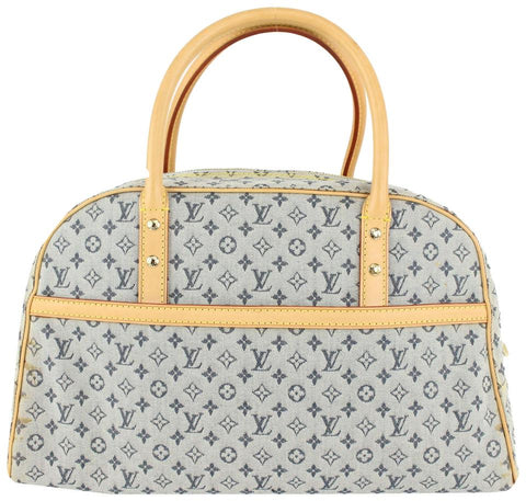 Louis Vuitton Navy Monogram Mini Lin Marie Boston 1013lv13