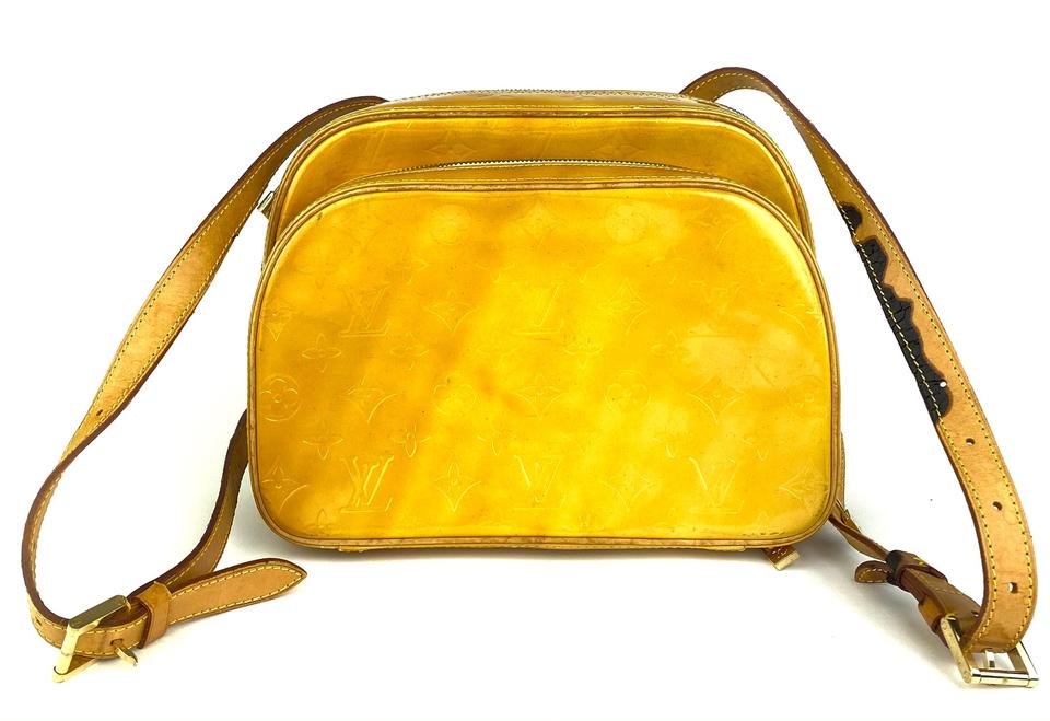 Louis Vuitton Yellow Monogram Vernis Murray Backpack 5LVA101