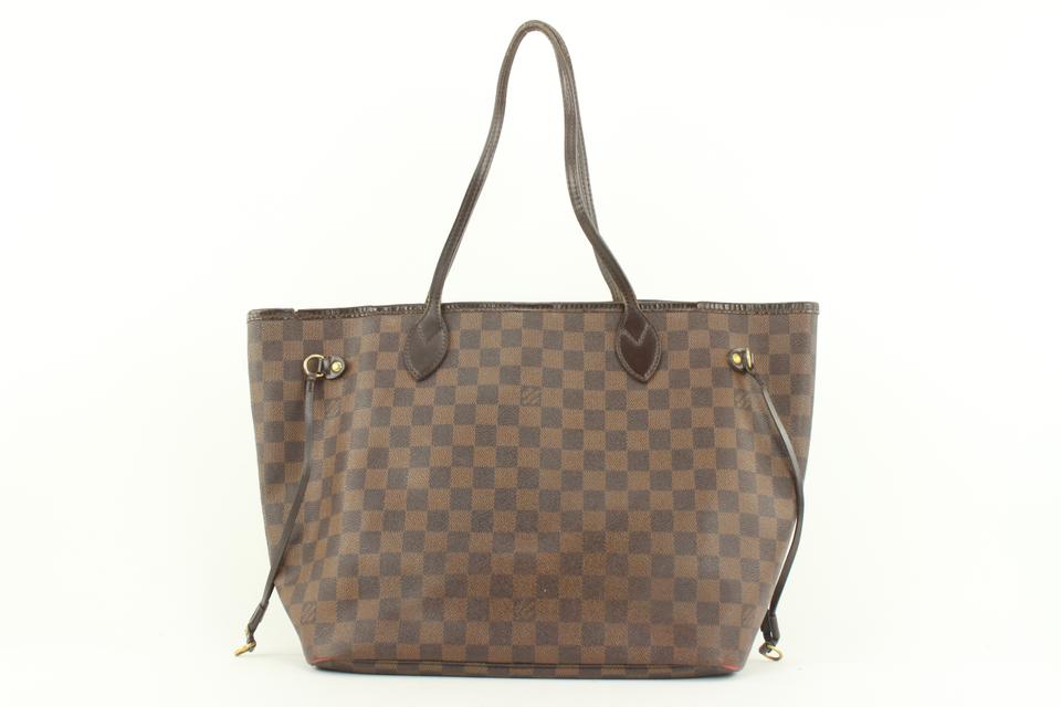 Louis Vuitton Damier Ebene Neverfull MM Tote Bag 370lvs525