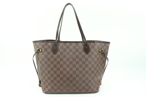 Louis Vuitton Damier Ebene Neverfull MM Tote Bag 60lv128s