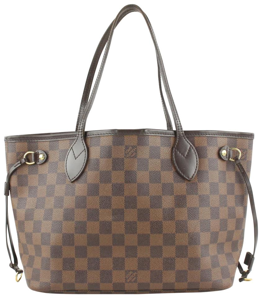 Louis Vuitton Small Damier Ebene Neverfull PM Tote Bag 646lvs617