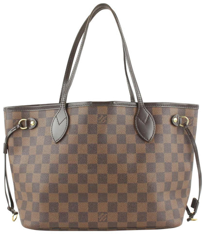 Louis Vuitton Small Damier Ebene Neverfull PM Tote Bag 646lvs617