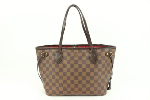 Louis Vuitton Small Damier Ebene Neverfull PM Tote Bag 41lk68