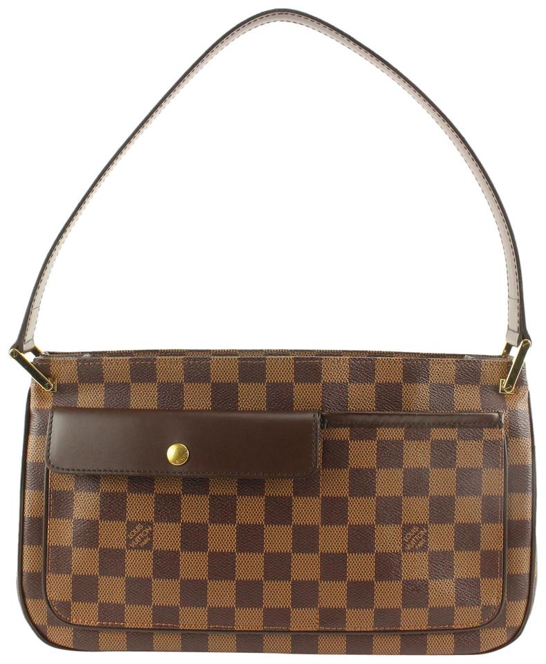 Louis Vuitton Damier Ebene Aubagne Pochette Shoulder Bag 1221lv21