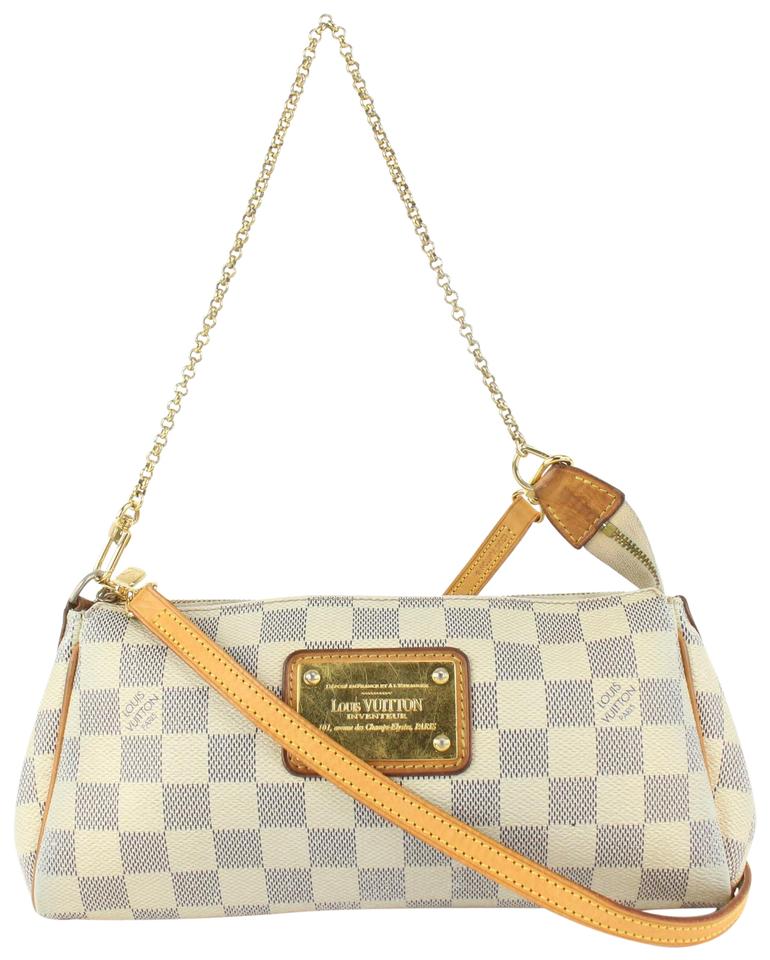 Louis Vuitton Damier Azur Pochette Eva 2way Crossbody Sophie 927lv36